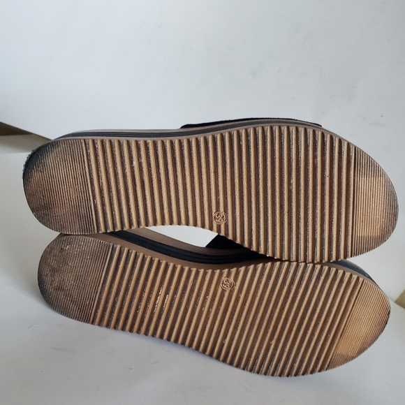 Smartty sz 39 (8.5) platforms black and tan heels - Picture 7 of 12